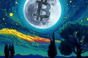 Bitcoin Starry Night
